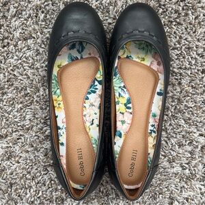 Cobb Hill by New Balance Maiika Women's Black Leather Ballet Flats